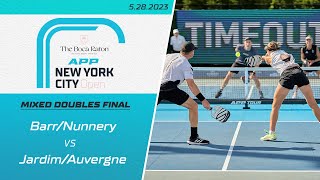 The 2023 Boca Raton APP New York City Open I Mixed Pro Doubles Final I Championship Court 1