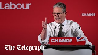 Live: Keir Starmer delivers speech at Labour election campaign launch