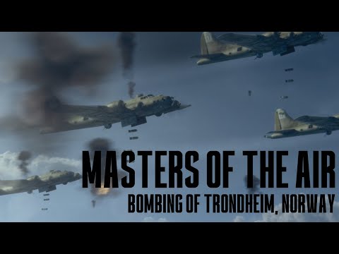 Masters of the Air(2024) scene - Bombing of Trondheim, Norway