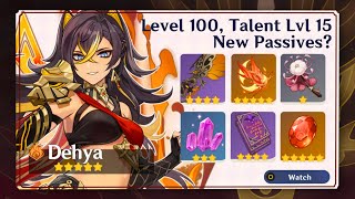 HUH: Character Level 100, Talent Level 15, And NEW Passives For ALL Characters?