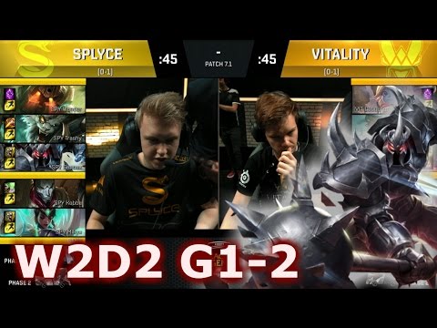 Splyce vs Vitality | Game 2 S7 EU LCS Spring 2017 Week 2 Day 2 | SPY vs VIT G2 W2D2