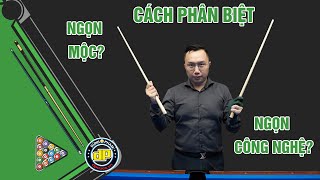 Phân biệt ngọn MỘC & ngọn CÔNG NGHỆ | Dũng Phạm Billards | Bida Việt