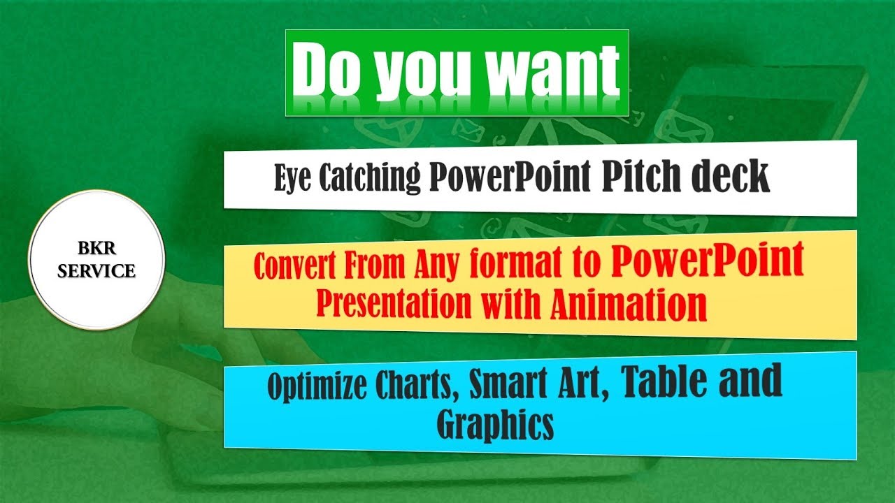 powerpoint presentation fiverr gigs