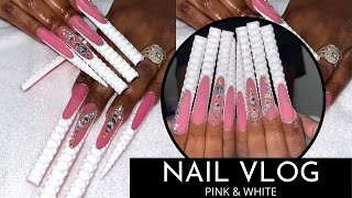 NAIL VLOG...I BEGGED MY OLD NAIL TECH TO TAKE ME BACK