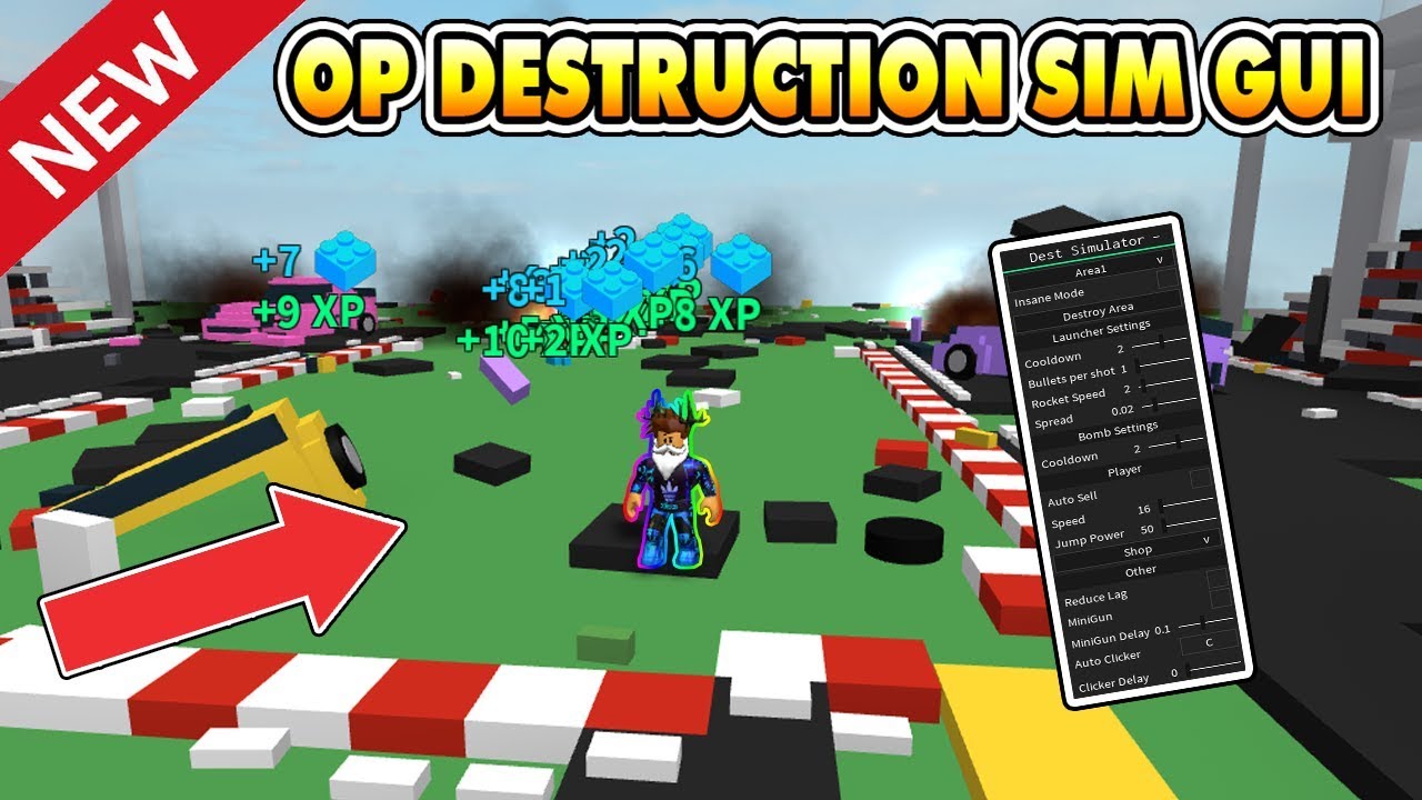 New Op Script In Destruction Simulator Unlimited Coins Roblox Youtube - roblox god of destruction script pastebin