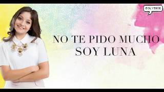 No te pido mucho(letra)-soy luna 2 Resimi