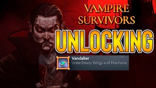 Vampire Survivors EA | Unlocking Vandalier Achievement/Trophy for my 100% (PC/Steam)