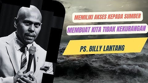 TUHANKU adalah GEMBALAKU Khotbah Terbaru Pdt Billy Lantang 