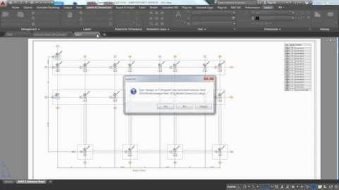 Inserting a list on general arrangement drawings