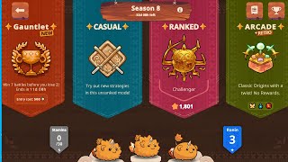 Axie Origin - Challenger within 24 hours using Rage Team as a beginner.