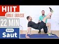 Hiit brle graisse  sans saut  difficult 45