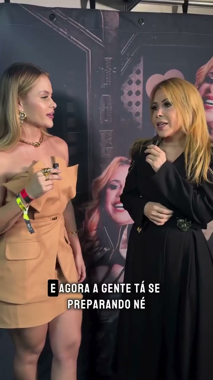 Joelma falando sobre sua gravação de DVD em Brasília