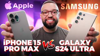 Matheus Kise Vídeos GALAXY S24 ULTRA vs iPHONE 15 PRO MAX | COMPARATIVO