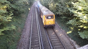 *RHTT TEST RUN* GBRf 73212 tnt 73128 pass under a bridge nr Canterbury East (20/09/2019)