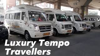 Fleet of Tempo Traveller hire Service,  9 to 18 Seater Luxury Vehicles #Short Videos