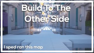 Build to The Other Side -spedrunning Minecraft map
