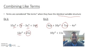 Algebra 2 - Section 1.2 - Simplifying Expressions