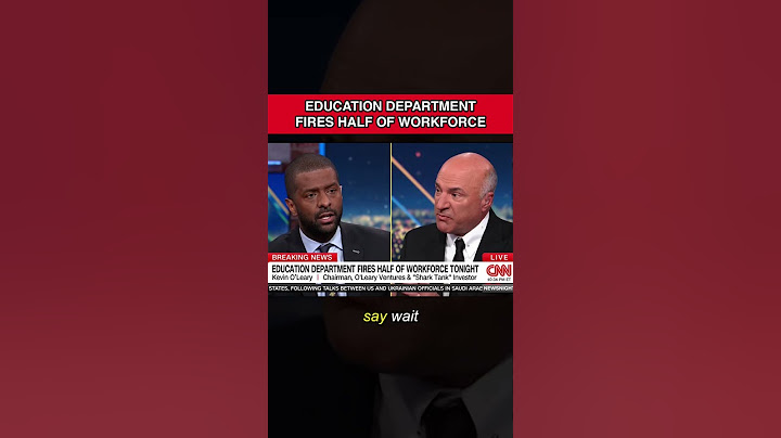 Education Department Fires Half Of Workforce