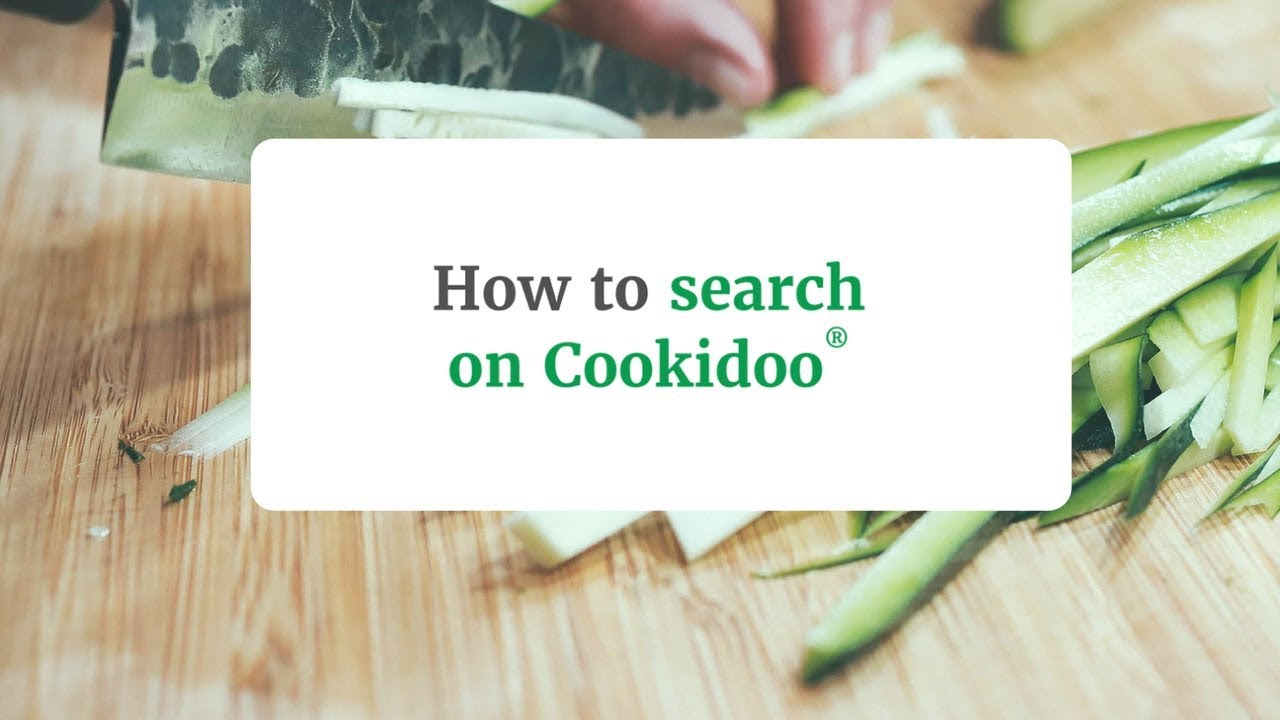 Cookidoo Recipes Login