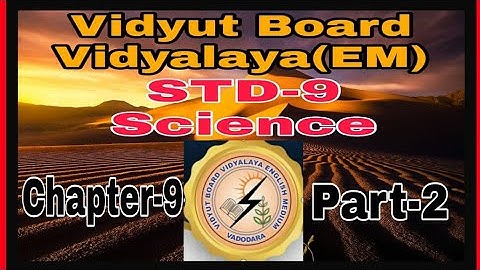 1069.Std-9,Science,Chapter-9,Part-2 | Vidyut Board Vidyalaya | BHAGYESH THAKKAR
