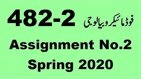 AIOU Code 482 Solved Assignment No.2 Spring 2020