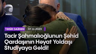 Thumbnail for Tacir Şahmalıoğlunun Şəhid Qardaşının Həyat Yoldaşı Studiyaya Gəldi!