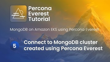 Connect to MongoDB cluster created using Percona Everest in EKS