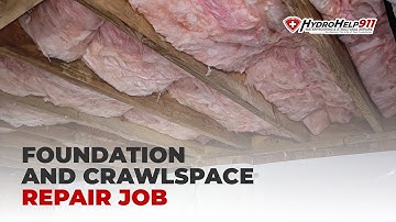 Foundation and Crawl Space Repair Job in Huntersville, NC | HydroHelp911 Case Study