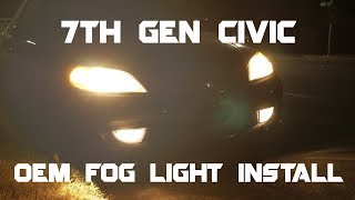 Fog light install 7th gen Honda Civic // In-Depth Guide (04-05) screenshot 2