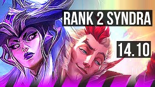 SYNDRA & Ziggs vs RAKAN & Jhin (SUP) | Rank 2 Syndra, 5/3/19, Rank 26 | TR Master | 14.10