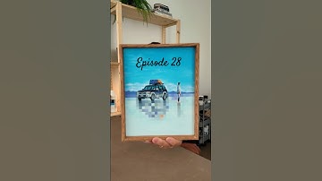 Day 28 of 30 - Pixel Reflection Art 👾