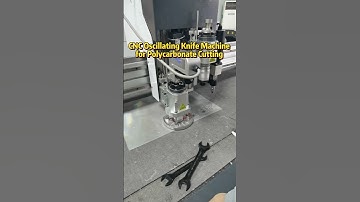 CNC Oscillating Knife Machine for Polycarbonate Cutting #cncrouter #cnc #machine