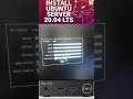 Install Ubuntu Server on thin client Dell Wyse 3040 #shorts