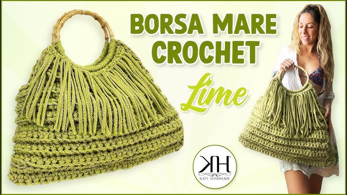 Mateira de Crochê  Alças de crochê, Crochê, Bolsas