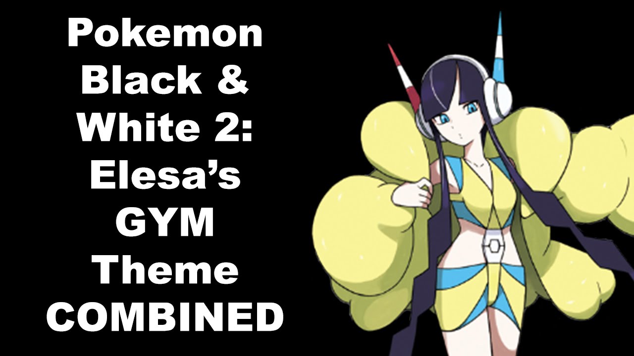 Mixeli on X: Pokemon Black and White - Gym Leader Elesa Official Artwork  (Higher Resolution) - Done.  / X
