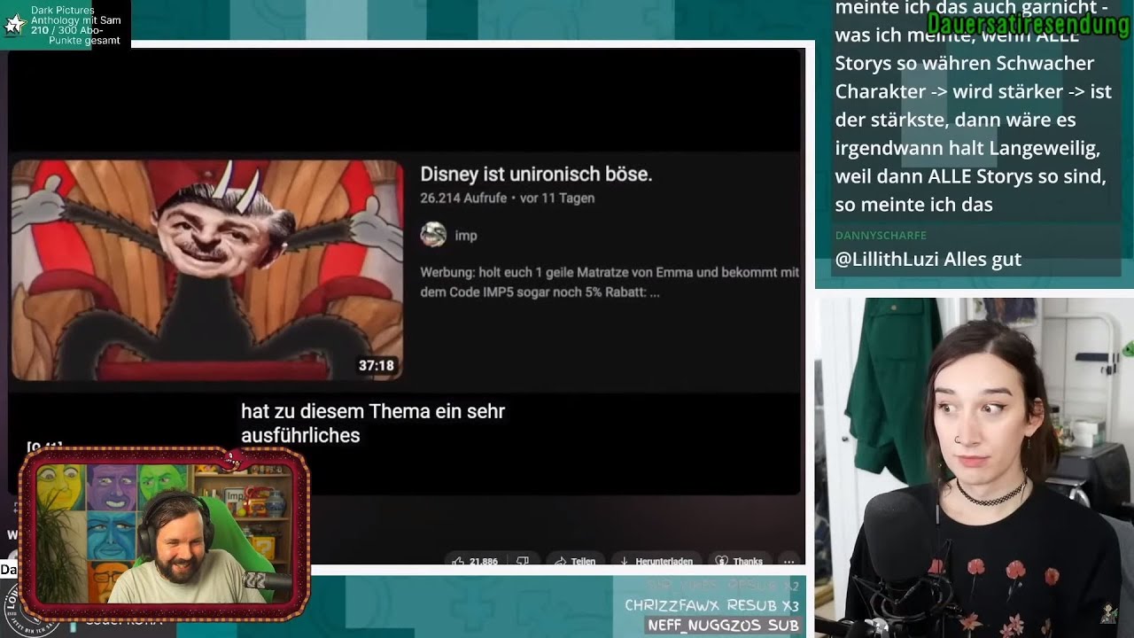 Tandarok und Finessi sind Fans von Alicia und mir, glaub ich