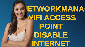 Raspberrypi: NetworkManager: WiFi access point disable internet connection sharing