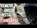 Replacing a quarter panel Timelapse. part 2 auto body and paint repair.