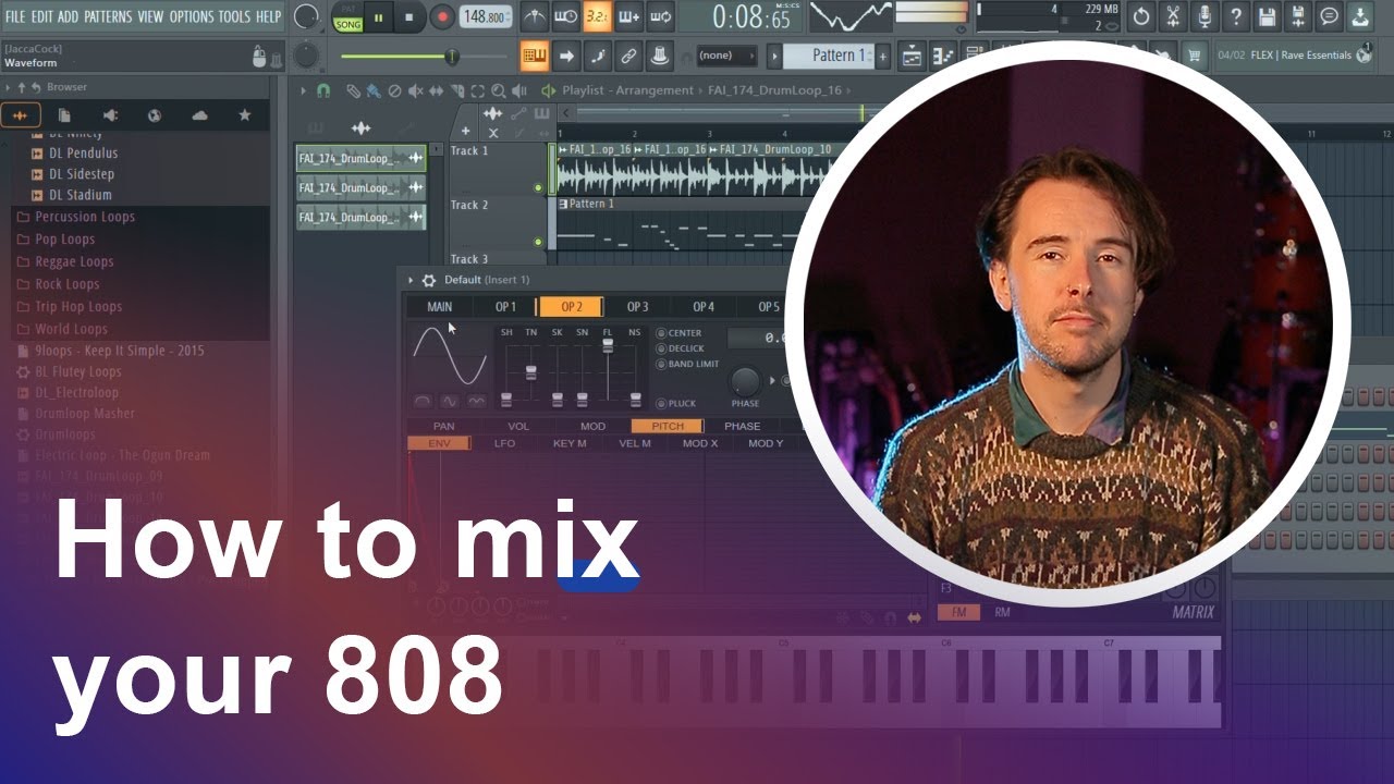 How to Mix 808 Bass Synths in FL Studio