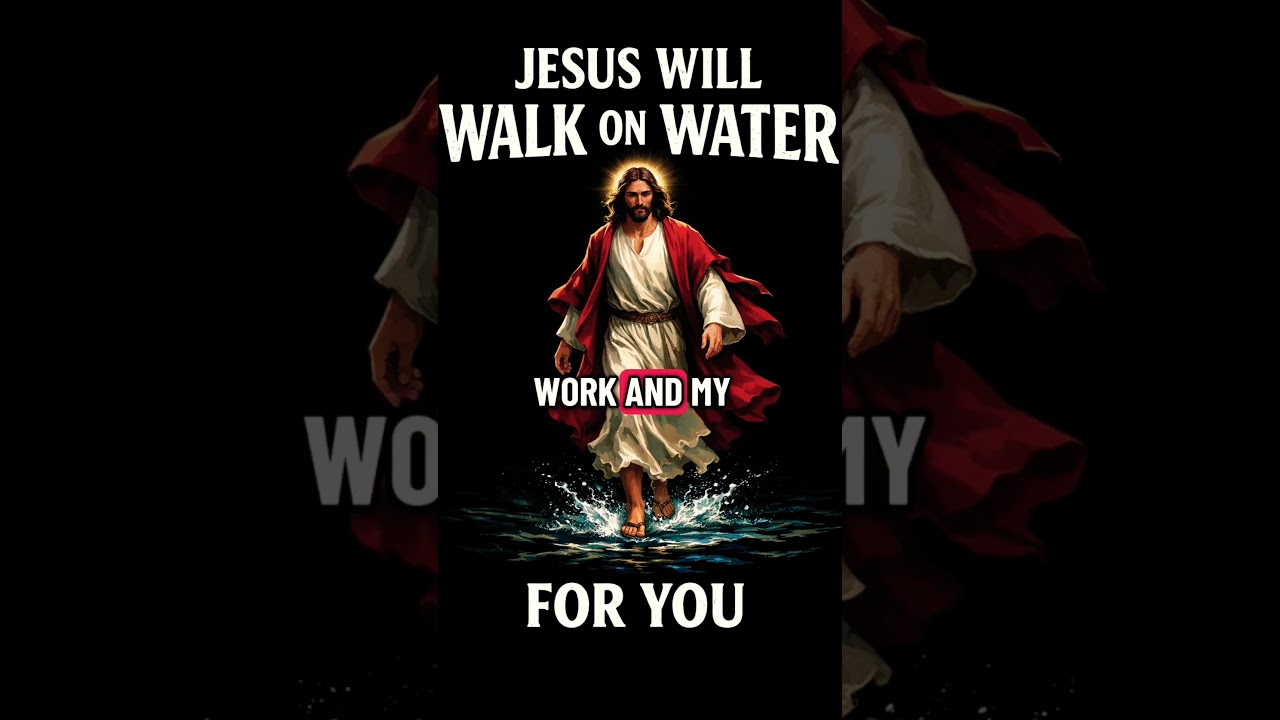 Jesus will walk on water in this powerful prayer from God .  