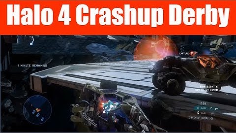 Halo 4 Crash Up Derby With Friends | So Funny!
