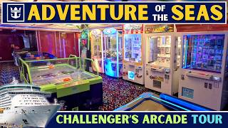🎮 Adventure of the Seas Arcade Tour | Challenger’s Arcade Walkthrough Deck 12
