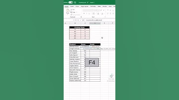 VLOOKUP in Excel #youtubeshorts #yt #viralyoutubeshorts #sub