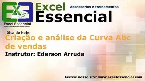 Curva ABC no excel