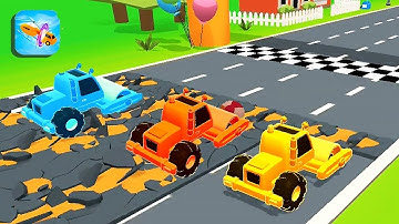 🚗Shape shifting running funny games all levels 1983