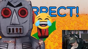American Reacts to Bad Robots | Episode 2: Cheating Pub Quiz Machine | Comedy Blaps