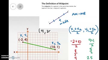 Midpoint in Desmos