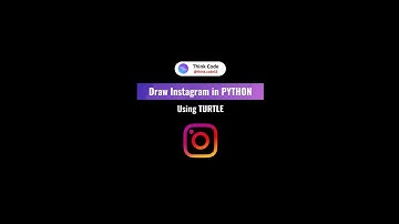 Make Instagram Logo using Python Turtle 🐢