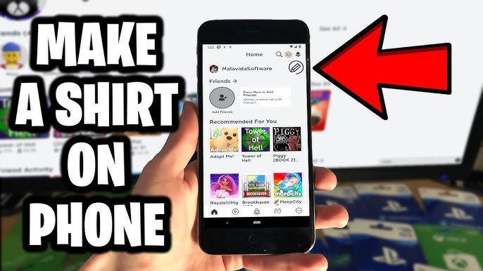 make your own roblox shirts on mobile｜TikTok Search