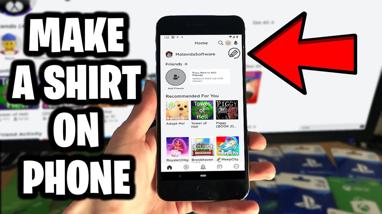 Como criar T-shirt no ROBLOX em iPhone ❤️‍🩹 
